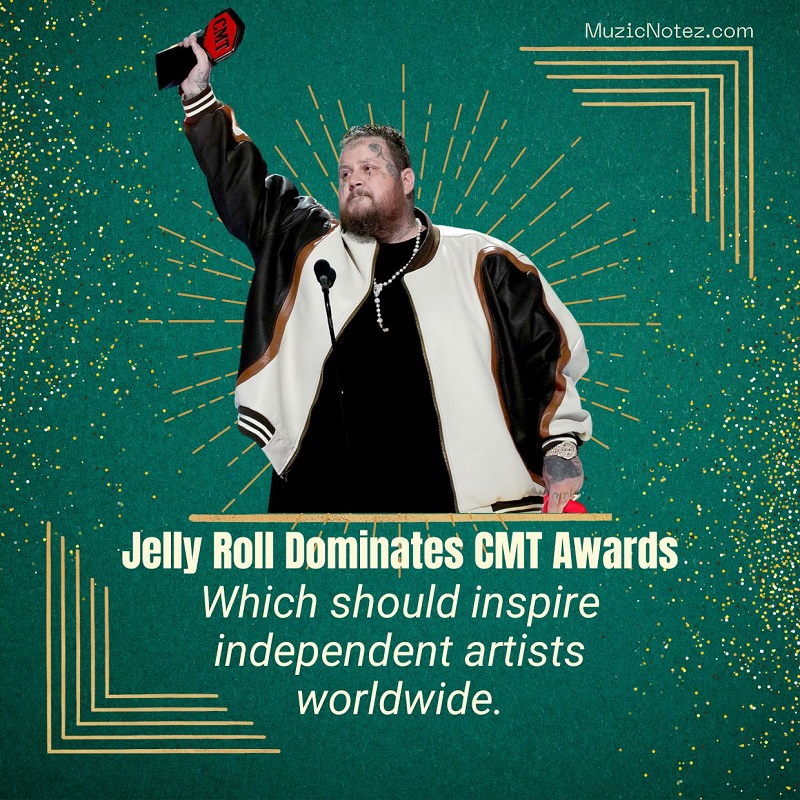 Jelly Roll dominates the CMT Awards Show